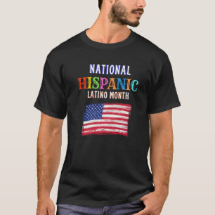 Hispanic Ceremony Month Prideful Latin Spanish Ami T-Shirt