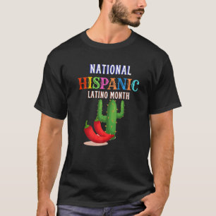 Hispanic Ceremony Month Prideful Latin Spanish Ami T-Shirt