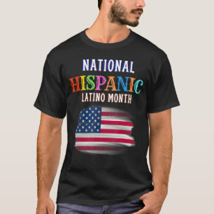 Hispanic Ceremony Month Prideful Latin Spanish Ami T-Shirt