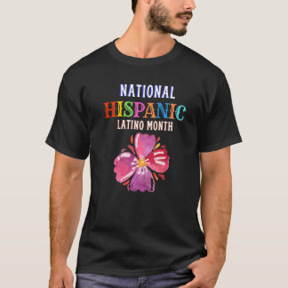 Hispanic Ceremony Month Prideful Latin Spanish Ami T-Shirt
