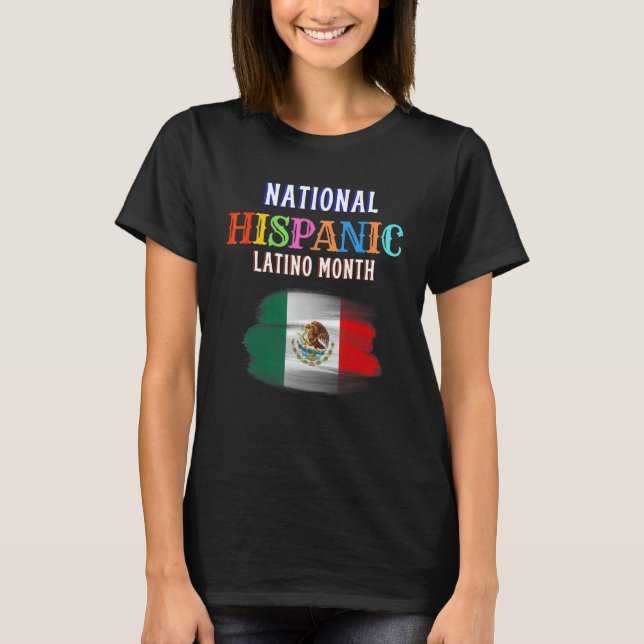 Hispanic Ceremony Month Prideful Latin Spanish Ami T-Shirt (Front)
