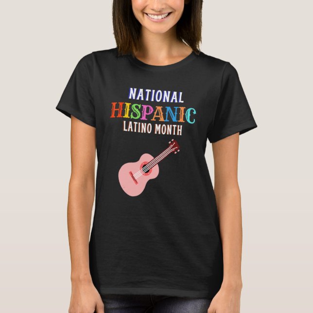 Hispanic Ceremony Month Prideful Latin Spanish Ami T-Shirt (Front)
