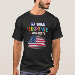 Hispanic Ceremony Month Prideful Latin Spanish Ami T-Shirt