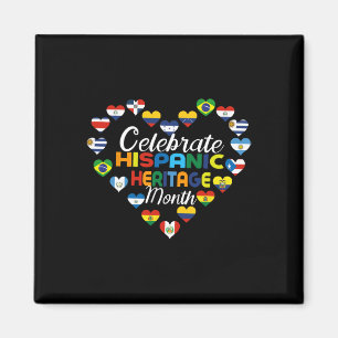 Hispanic Countries Flags Celebrate Hispanic Herita Magnet