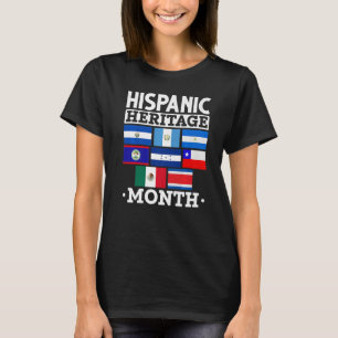 Hispanic Countries Latino Pride Hispanic Heritage T-Shirt