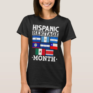 Hispanic Countries Latino Pride Hispanic Heritage  T-Shirt