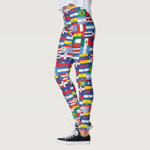 Hispanic Heritage Flag Leggings 