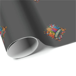 Hispanic Heritage Month 3D Colourful Cultural Prid Wrapping Paper
