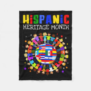 Hispanic Heritage Month All Latin Countries Boys G Fleece Blanket