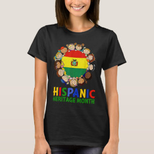 Hispanic Heritage Month Bolivia Kids Boys Girls T-Shirt