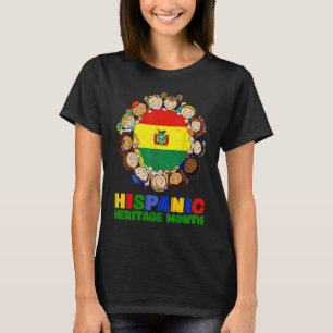 Hispanic Heritage Month Bolivia Kids Boys Girls T-Shirt