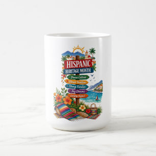 Hispanic Heritage Month Coastal Celebration Coffee Mug