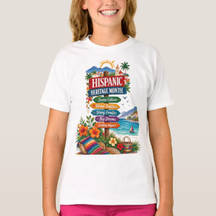 Hispanic Heritage Month Coastal Celebration T-Shirt