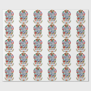 Hispanic Heritage Month Coastal Celebration Wrapping Paper