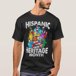 Hispanic Heritage Month Country Flags T-Shirt
