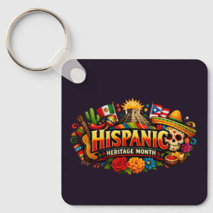 Hispanic Heritage Month Cultural Celebration Key Ring