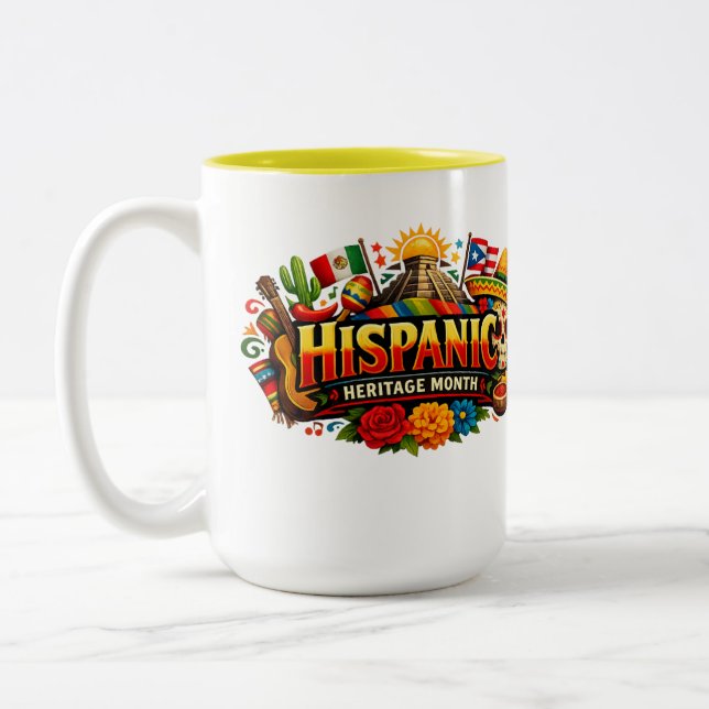 Hispanic Heritage Month Cultural Celebration Mug (Left)