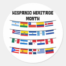 Hispanic Heritage Month Flags
