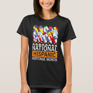 Hispanic Heritage Month For Women Men And Kids Lat T-Shirt