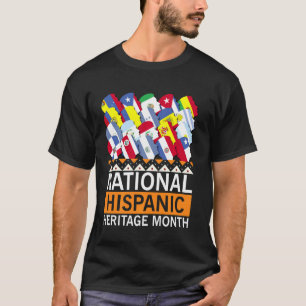 Hispanic Heritage Month For Women Men And Kids Lat T-Shirt