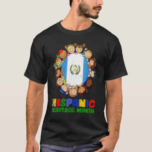 Hispanic Heritage Month Guatemala Kids Boys Girls T-Shirt