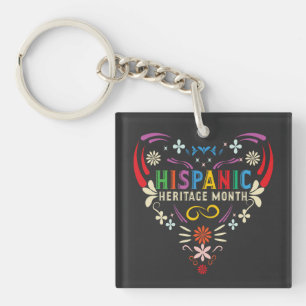 Hispanic Heritage Month Hispanic Americans Latino Key Ring
