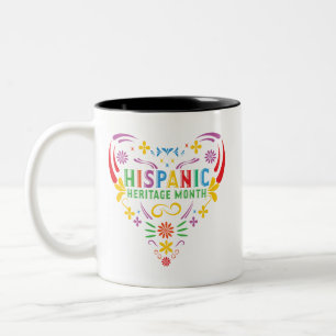 Hispanic Heritage Month Hispanic Americans Latino Two-Tone Coffee Mug