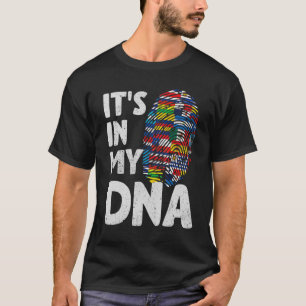 Hispanic Heritage Month in my DNA Cool Fingerprint T-Shirt