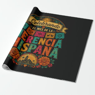 Hispanic Heritage Month Latino Culture Celebration Wrapping Paper