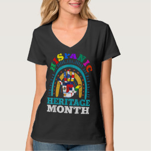 hispanic heritage month latino national flag spani T-Shirt