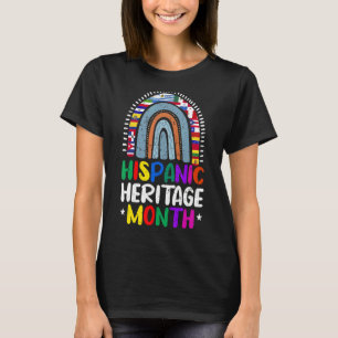 hispanic heritage month latino national flag spani T-Shirt