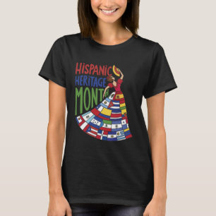 Hispanic Heritage Month Mexican Girl Latina T-Shirt