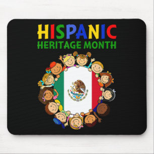 Hispanic Heritage Month Mexico Kids Boys Girls Mouse Mat
