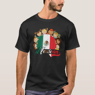 Hispanic Heritage Month Mexico Pride Mexican Flag T-Shirt