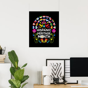Hispanic Heritage Month National Latino Countries Poster