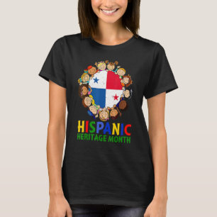 Hispanic Heritage Month Panama Kids Boys Girls T-Shirt