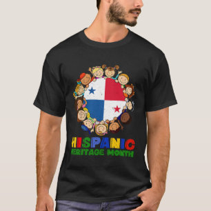 Hispanic Heritage Month Panama Kids Boys Girls T-Shirt