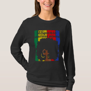 Hispanic Heritage Month Proud Black Latino Girl Wo T-Shirt