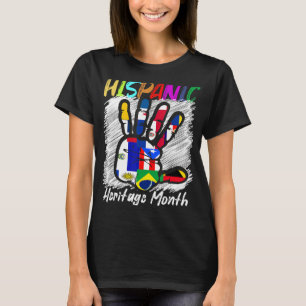 Hispanic Heritage Month Shirt Kids Boy Girl Toddle
