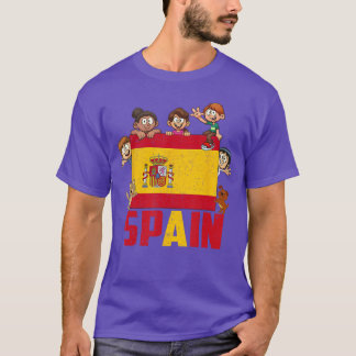 Hispanic Heritage Month Spain Boys Girlsoddler vin T-Shirt
