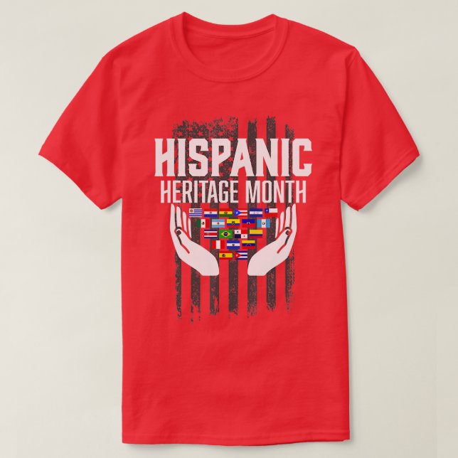 Hispanic Heritage Month  T-Shirt (Design Front)
