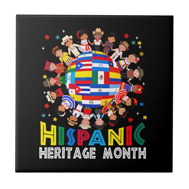 Hispanic Heritage Month Tile (Front)