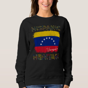 Hispanic Heritage Month Venezuela Flag Venezuelan Sweatshirt
