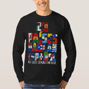 Hispanic Heritage Spanish Speaking Countries Flag T-Shirt