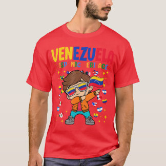 Hispanic Heritage Venezuelan Flag Proud Venezuela  T-Shirt