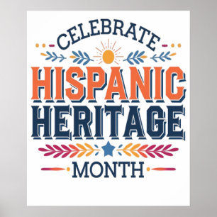 hispanic herutage  month poster