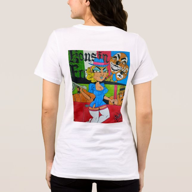 Hispanic Kousin Freaky Tri-Blend Shirt (Back)