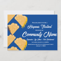 Hispanic Latin Festival Empanadas Invitation