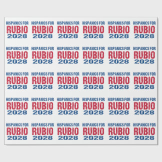 Hispanics for Rubio 2028 Wrapping Paper
