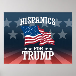 HISPANICS FOR TRUMP POSTER